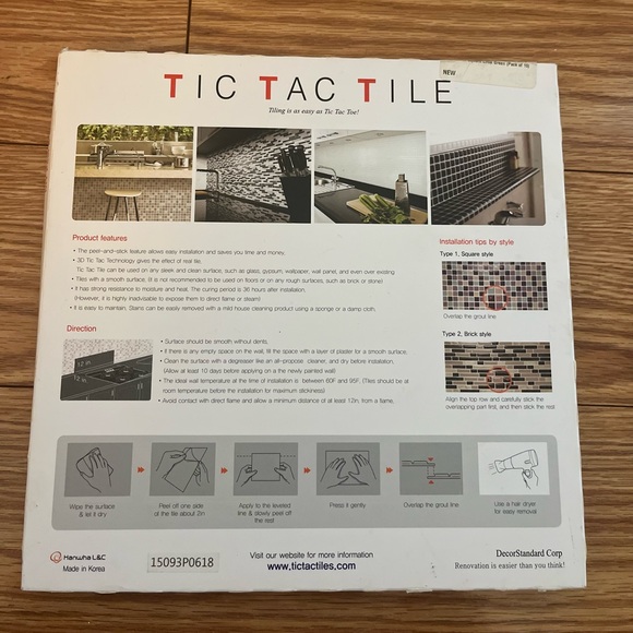 Tic Tac Tile DIY Self-Adhesive 3D Tile in Square Lime Green 🧩 - Picture 2 of 4